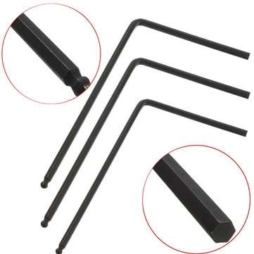 4mm Hex Wrench Ball End Guitar Truss Rod Adjustment Long 125mm x 75mm