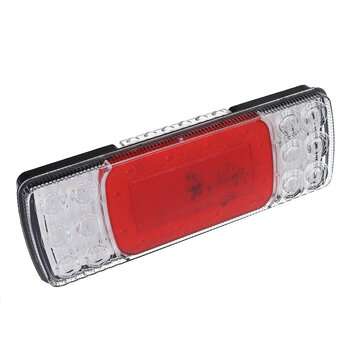 4Pcs 24 +6LED 12-24V Rear Tail Light Stop Brake Light Turn Signal Indicator