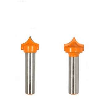 4pcs 8mm Shank Solid Carbide Round Point Cut Round Nose Bits Shaker Cutters Tools Woodworking Millin