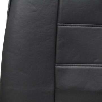 4pcs Car Front Seat Covers Protector PU Leather Dustproof Waterproof Universal