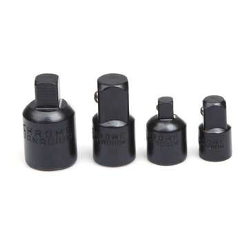 4Pcs Drive Socket Adapter Reducer Joint Drive Air Impact Heavy Duty Ratchet Adapt... (COLOR.: BLACK)