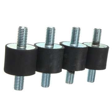 4pcs M10 40x30mm Rubber Shock Absorber Vibration Mounts