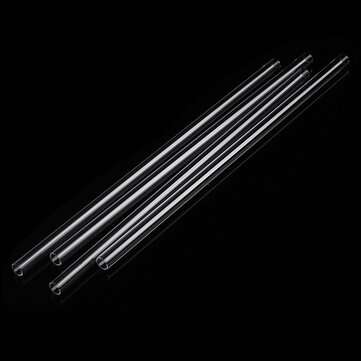 4Pcs Thick Wall Borosilicate Glass Blowing Tube 300mm x 10mm x 1mm