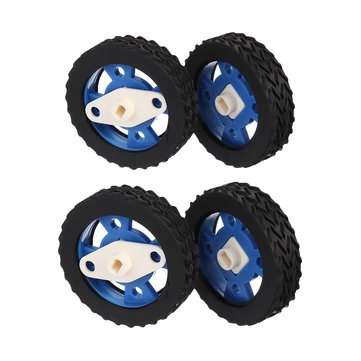 4Pcs/Pack KittenBot 47mm Rubber Wheels for Stepper Motor  Smart Robot Car