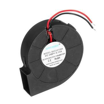 5015 24V Cooling Turbo Fan Brushless Extruder DC Cooler Blower Black Plastic Fan For Reprap 3D Print