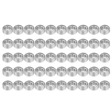 50Pcs 5x10x4mm Metal Sealed Shielded Deep Groove Ball Bearing MR105ZZ