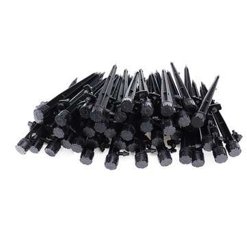 50Pcs 8 Holes Drip Emitters Perfect for 4mm / 7mm Tube Adjustable 360 Degree Water Flow Drip Irrigat