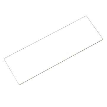 50Pcs Glass Slide Plate Panel Ground Edge Microscope Biology Experiment Glass Sheets
