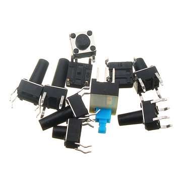 540pcs Micro-Momentary Tactile Push Button Switch Tactile Push Button Switch Micro-Momentary Tact As