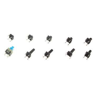 540pcs Micro-Momentary Tactile Push Button Switch Tactile Push Button Switch Micro-Momentary Tact As
