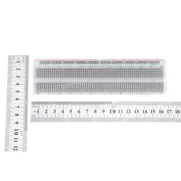 5pcs 730 Holes Transparent Breadboard Protoboard DIY Kit Universal PCB Circuit Board Solderless