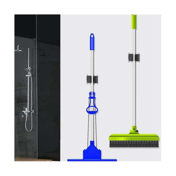 5 Pack Broom Hanging Rack, Organizer Clips Wall Mounted Garden Storage Rack with Screws Office Kitch