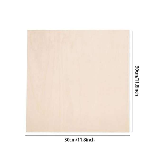 5 Pcs Basswood Craft Board Crafts Multi-layer Board Cutting Board Diy Painting Stained and Carved Wo