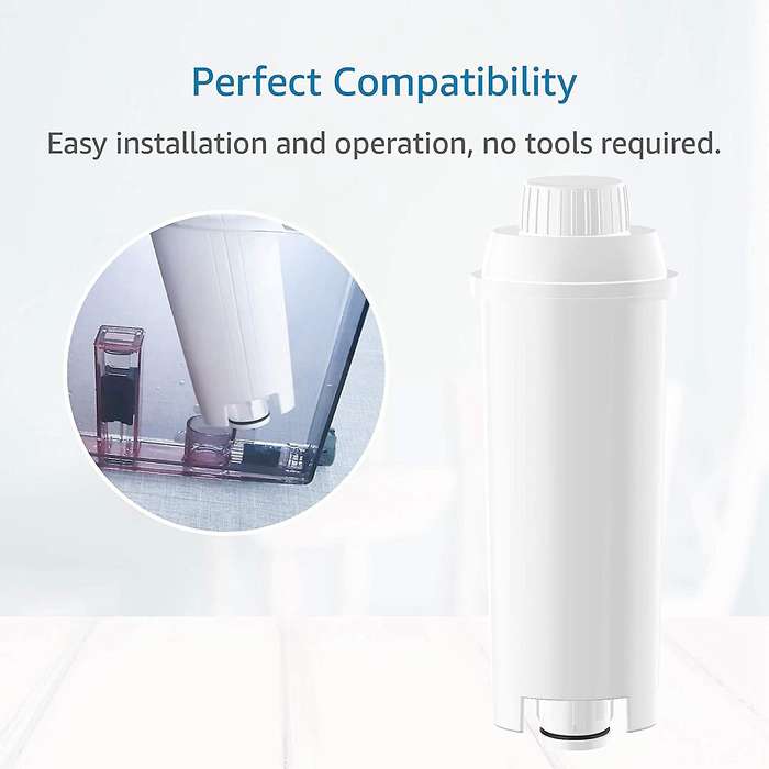 5 Pcs Coffee Machine Replacement Water Filter for DLS C002 ECAM Esam BCO EC680 EC800 Filter
