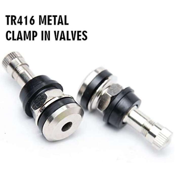 5 Pcs TR416 Metal Stem for External Mounting Suitable for .453 inch and .625 inch Rim Holes