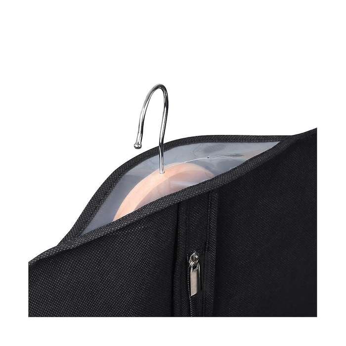 5 Pcs Suit Hanging Bags Garment Storage Covers with Clear Window and Id Holder for Robes and Trench