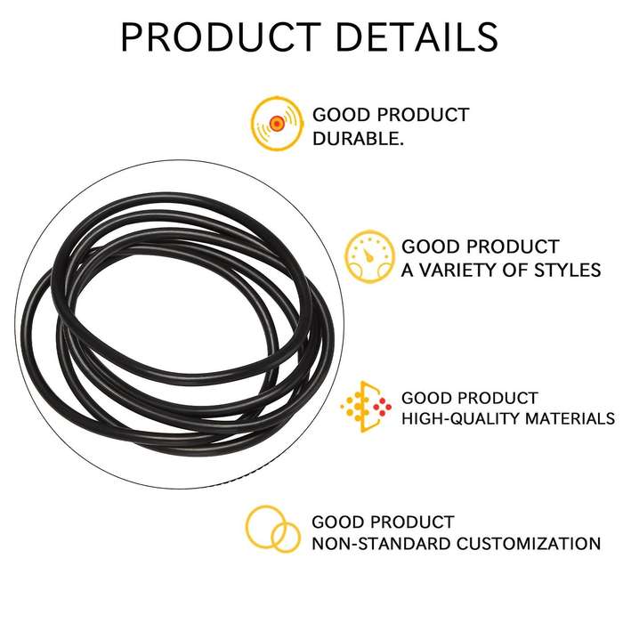 5 Pieces 100 Mm Outer Diameter 5 Mm Thick Rubber Seal Oil-filtered O-rings