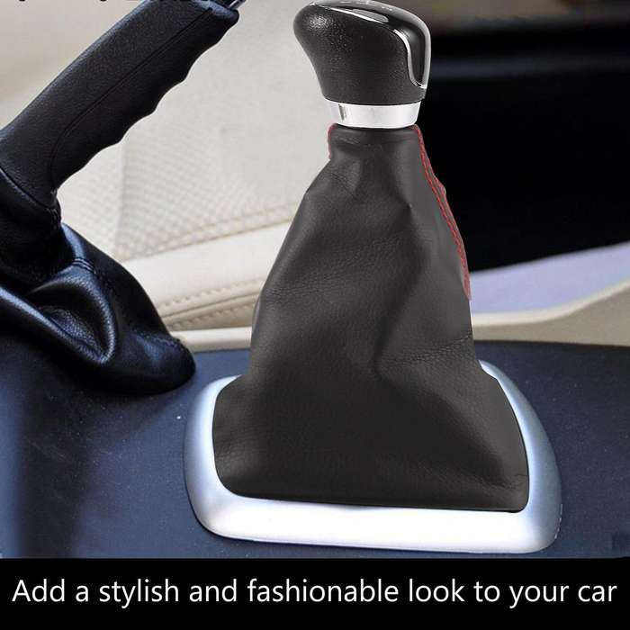 5 Speed Gear Stick Shift Knob & Dust Boot Cover for Focus MK2 2005-2012