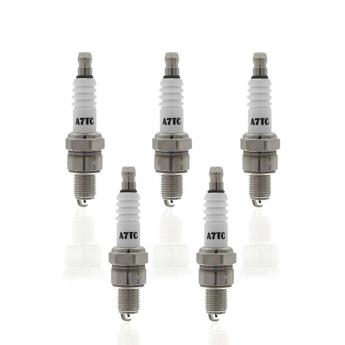 5 x Spark Plug A7TC for GY6 50Cc 125Cc 150Cc Engine Scooter, Go Kart, Quads, Dirt Bike, Moped, ATV