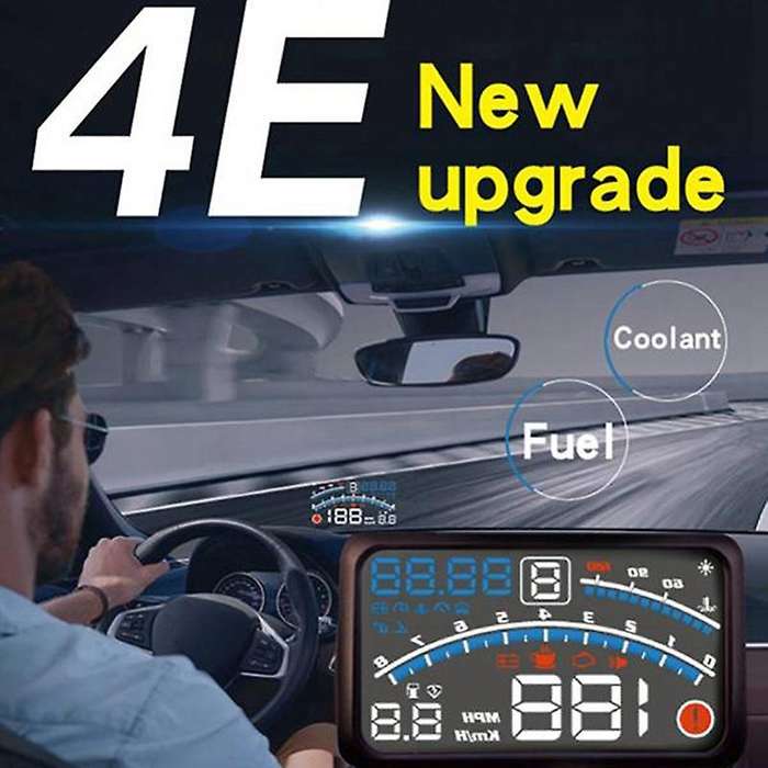 5.5 Inch Car HUD Head-Up Display Universal Auto Digital Car OBDII Overspeed Warning Windshield Proje