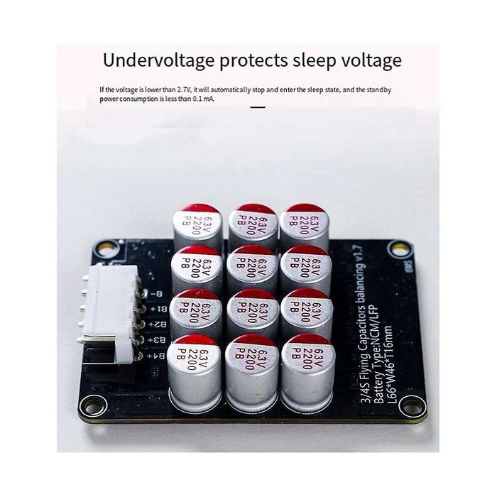 5.5A Current Active Balancer 6S Equalizer Lithium Ion Lifepo4 LTO Lithium Battery Active Equalizer B
