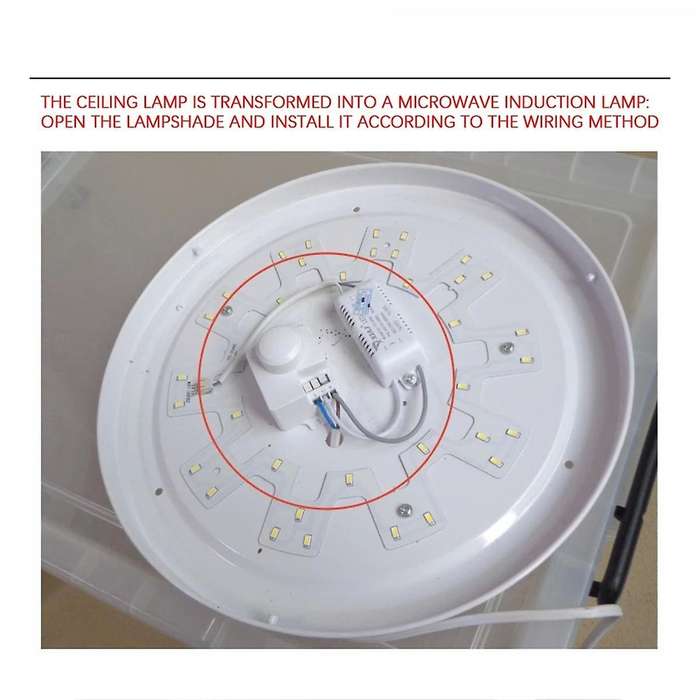5.8G Microwave Induction Switch 220V Intelligent Energy Saving Control Microwave Radar Sensor