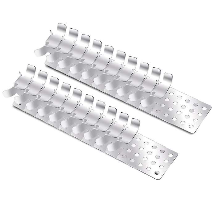 50 Pcs Roof De-icing Cable Clips Heat Cable Roof Clip Aluminum Roof Clips Outdoor Fast Easy Deicing