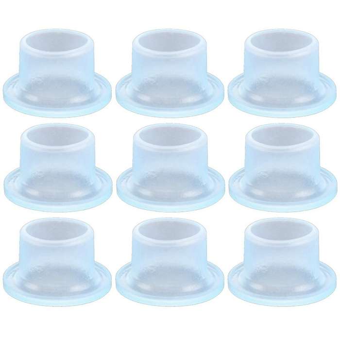 50 Pcs Water Outlet Quarter Plugs, Threaded Pipe Leak-proof Sealing Buckles, Waterproof Sealing Ring