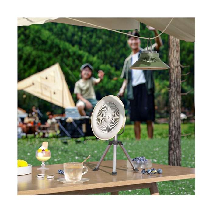 5000mah Camping Fan Rechargeable Desktop Portable Circulator Wireless Ceiling Electric Fan with Powe