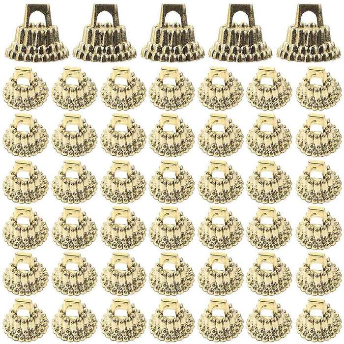 500PCS Christmas Ornament Caps Replacement Plastic Ornament Hangers Caps for Christmas Tree Decorati