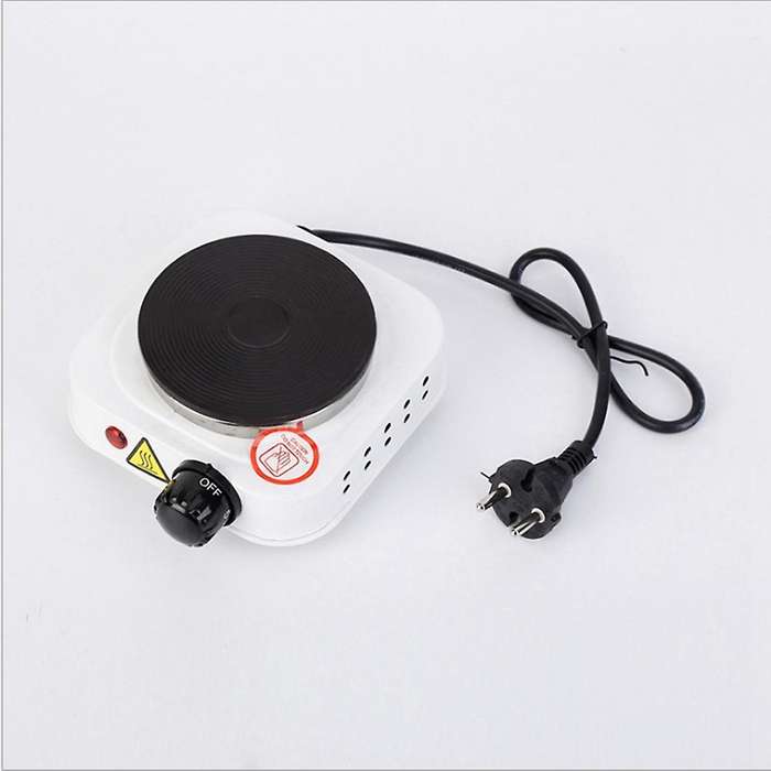 500W Electric Stove Hot Plate Iron Burner Home Cooker EU Plug White