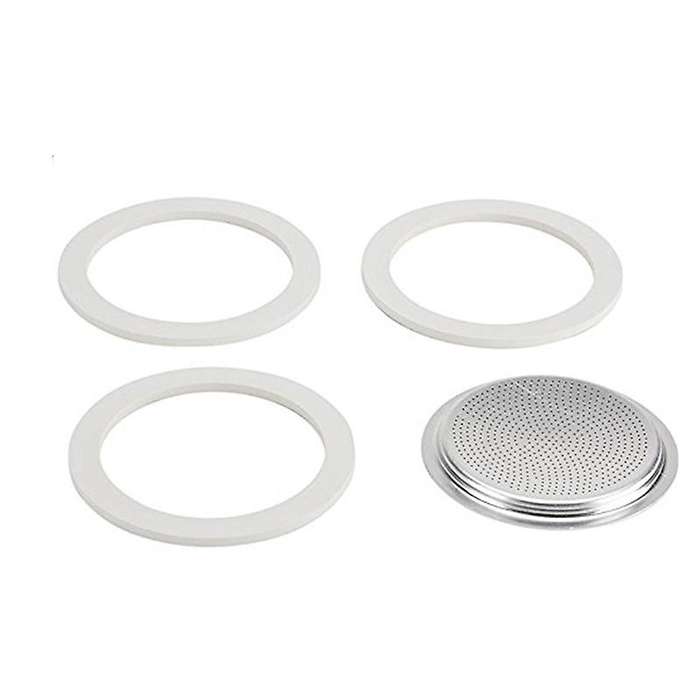 50ML Replacement Gaskets and Filter for 1 Cup Moka / Break / / Mini Espresso Makers