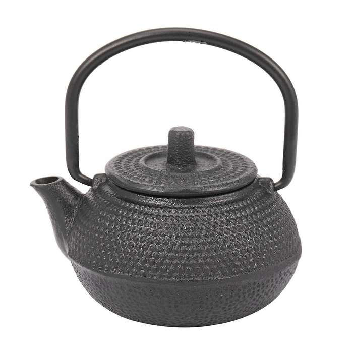 50ml Japanese Style Iron Kettle Teapot Comes + Strainer Tea Pot