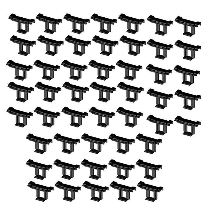 50PCS 40mm Solar Panel Water Drainage Clips Photovoltaic Panel Water Drained Clip Auto Remove Stagna