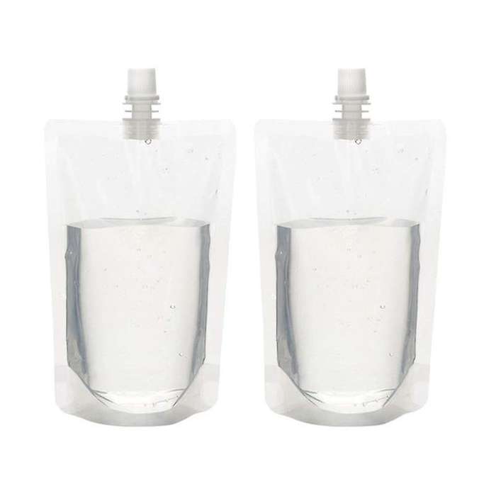 50pcs 500ml Liquid Stand Bag Leak Proof Drink Packaging Bag Spout Pouch for Beverage Juice Milk Coff