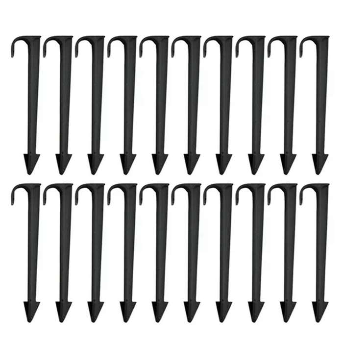 50pcs Ground Rod Fixed Rods, Garden Irrigation Hose Anchors, Fixed Pile Pipe Brackets, Pipe Brackets