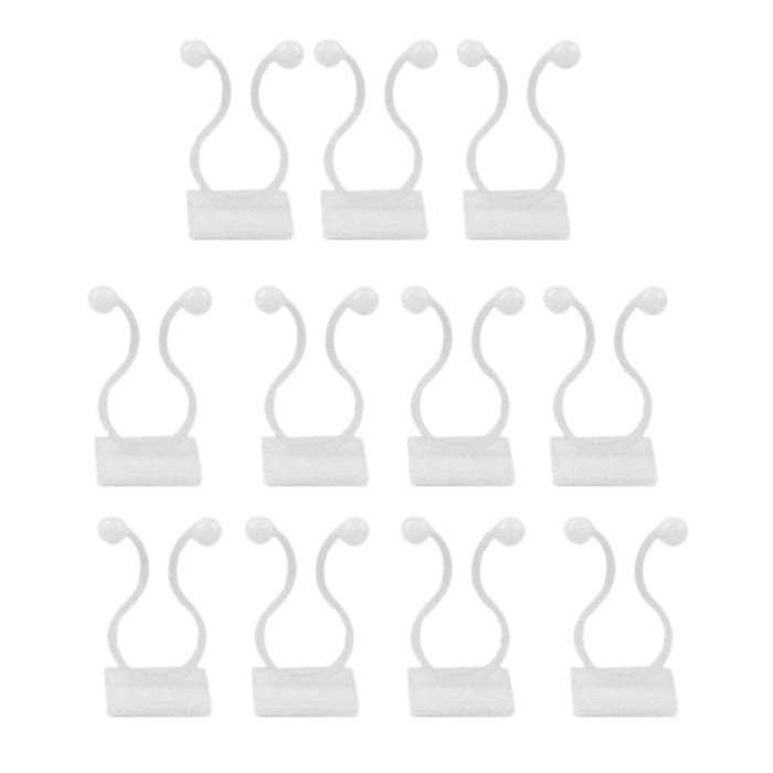 50pcs Invisible Wall Vines Fixture , Plant Climbing Wall Fixture Clips, Garden Wall Sticky Hook Mid