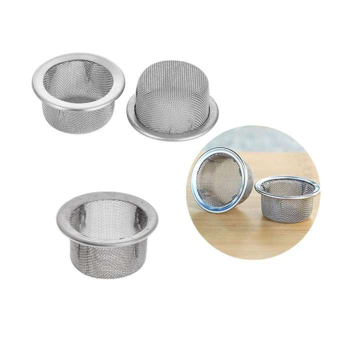 50pcs Mini Stainless Metal Reusable Filters