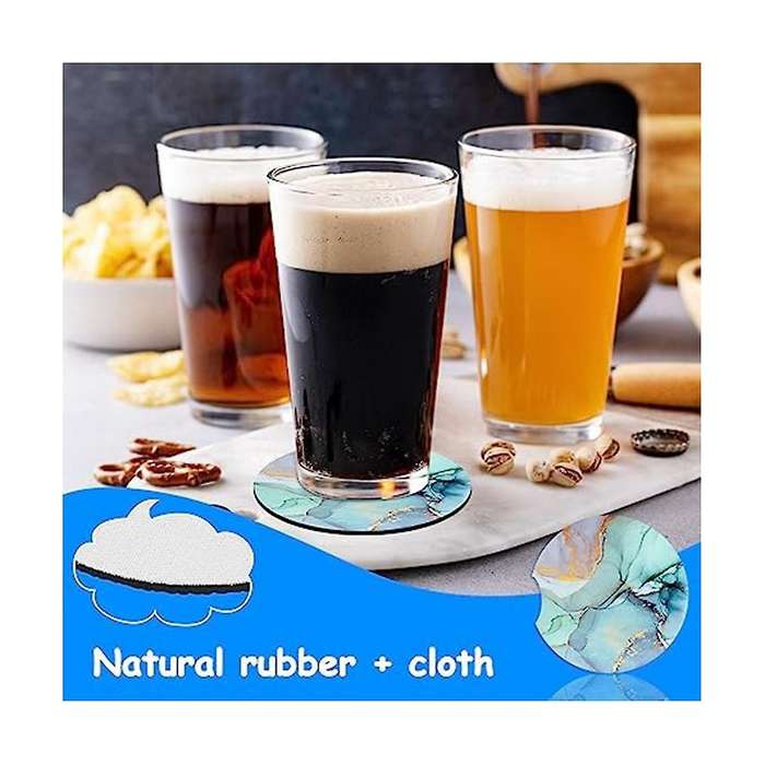 50pcs Sublimation Blank Car Coasters,5 Styles Bulk Square Blank Coasters,for Sublimation Diycrafts S