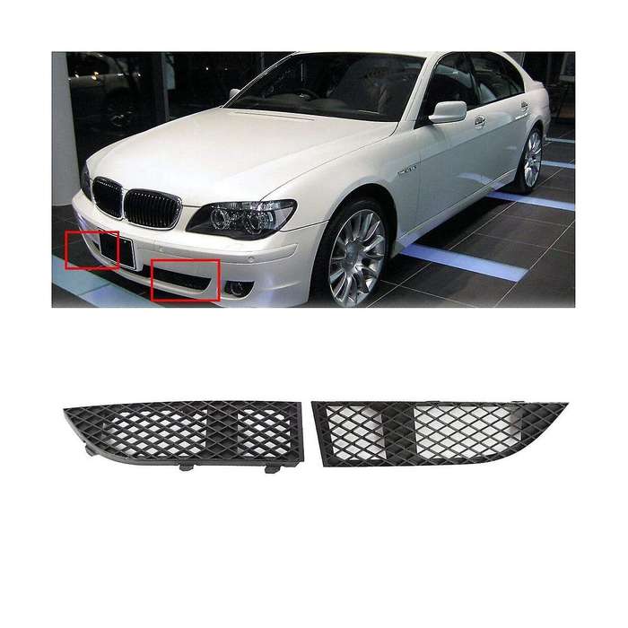 51117135564 51117135563 Bumper Grille Mesh Cover Lower Mesh Grille Automotive for E65 E66 7 Series 2
