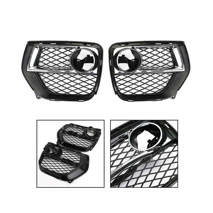 51117312605 51117312606 Fog Light Frame Fog Light Grille Cover Through Hole Fog Light Grille Car Fo