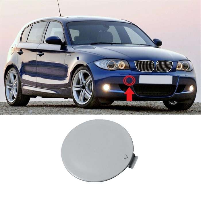51117837429 for 1 Series E81 E87 2004-2011 Towing Cap Front Bumper Tow Hook Cover Car Accessories