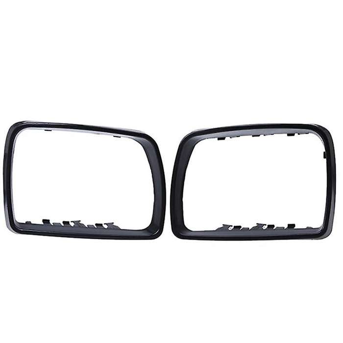 51168254904 Car Black Rearview Mirror Cover Shell Side Mirror Frame Replacement for E53 X5 2000-200