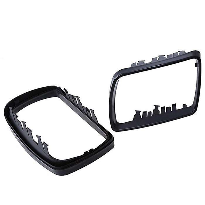 51168254904 Car Black Rearview Mirror Cover Shell Side Mirror Frame Replacement for E53 X5 2000-200