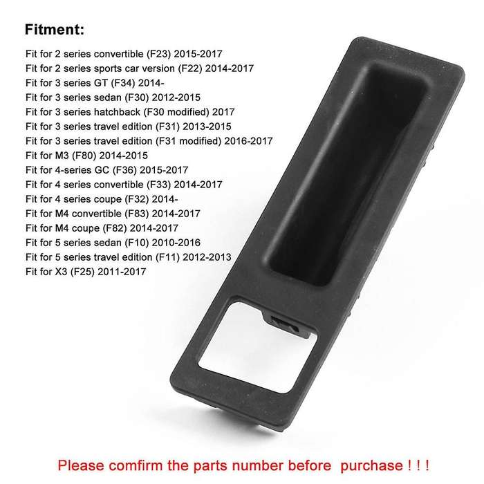 51247463162 Rear Trunk Lid Trunk Hatch Lift Gate Handle Switch for - F22 F30 F33 F10 F25