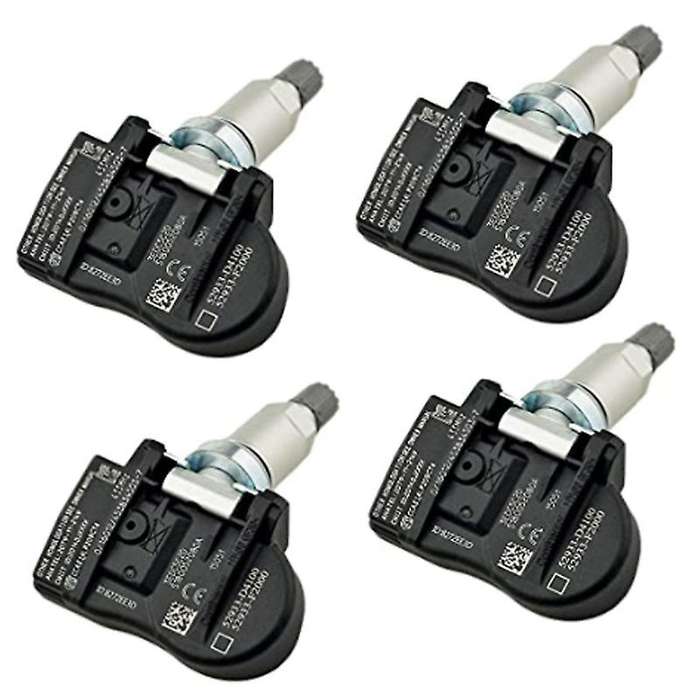 52933-D4100 TPMS Tire Pressure Sensor 4-Piece Set 52933-F2000 for 2016-2018