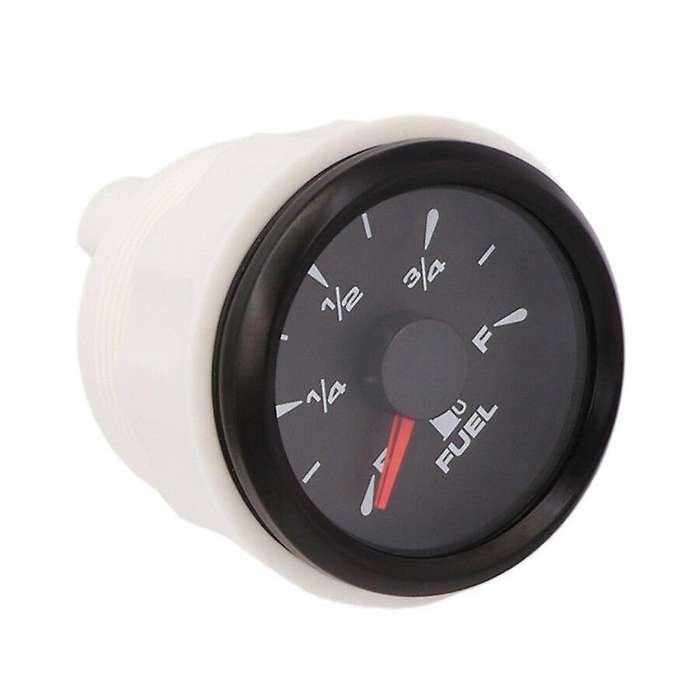 52MM Auto Fuel Level Gauge 0-190 Ohms 240-33Ohm Waterproof Fuel Level Indicator with 7 Color Backlig