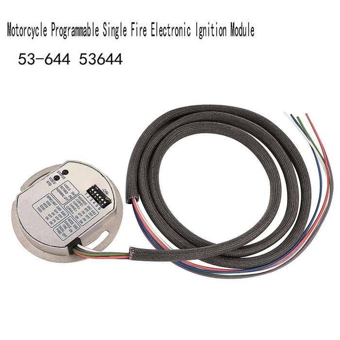 53-644 Motorcycle Programmable Single Fire Electronic Ignition Module for 53644