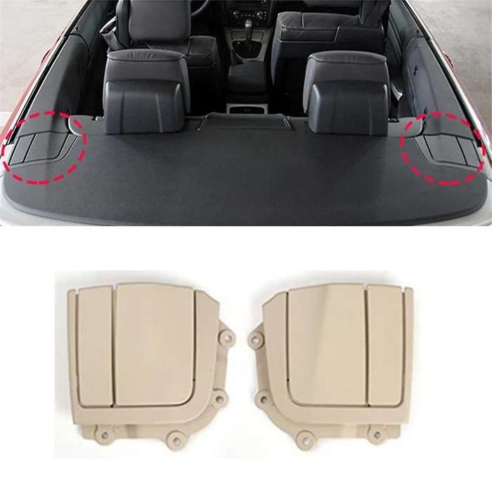 54377174545 54377174546 Rear Platform Hinge Cover Folding Cover for E93 3-Series M3 Convertible 2007
