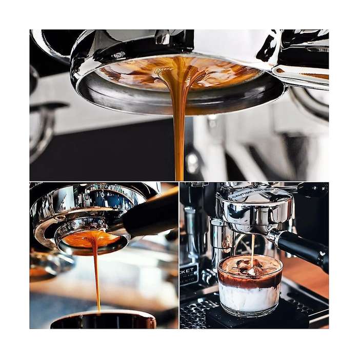 54mm Bottomless Portafilter, 3 Ears Espresso Portafilter with Filter Basket, for 8 Series Bes870/880